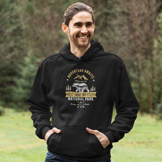 Sudadera Great Smoky Mountains Vintage Forest Landscape (Subido por el creador)