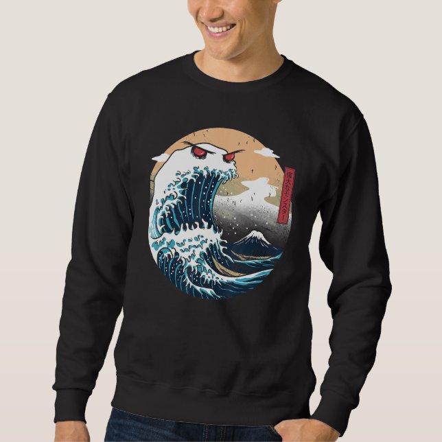 Sudadera Great Wave Off Kanagawa Cookiegawa Japanese Aesthe (Anverso)
