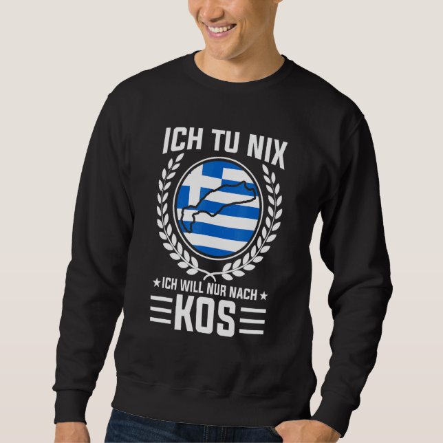 Sudadera Grecia griega Kos (Anverso)