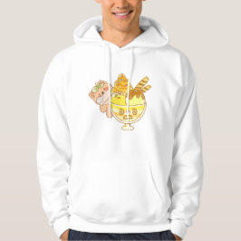 Sudadera Greedy Shiba Piou: Mega Kawaii Helado Sundae