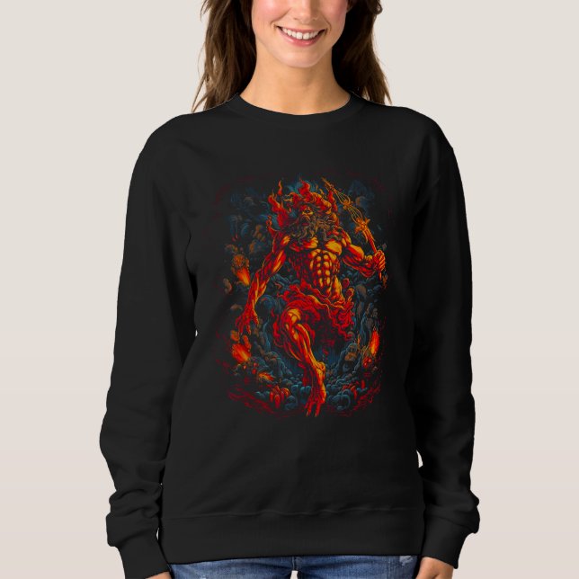 Sudadera Greek Mythology Hades God of Death (Anverso)