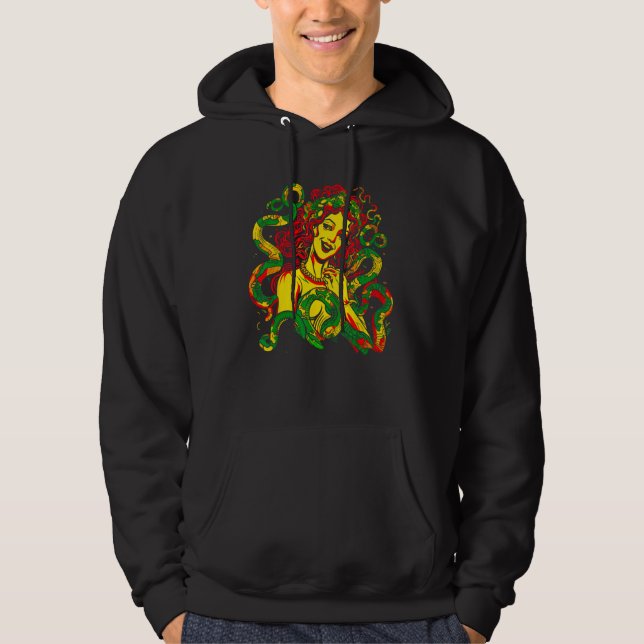 Sudadera Greek Mythology Medusa Snake (Anverso)