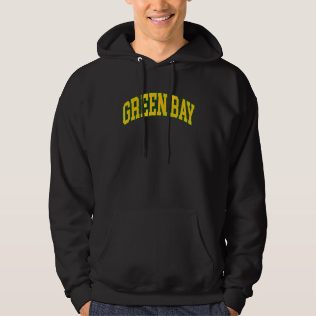 Sudadera Green Bay Wisconsin Throwback Classic (Anverso)