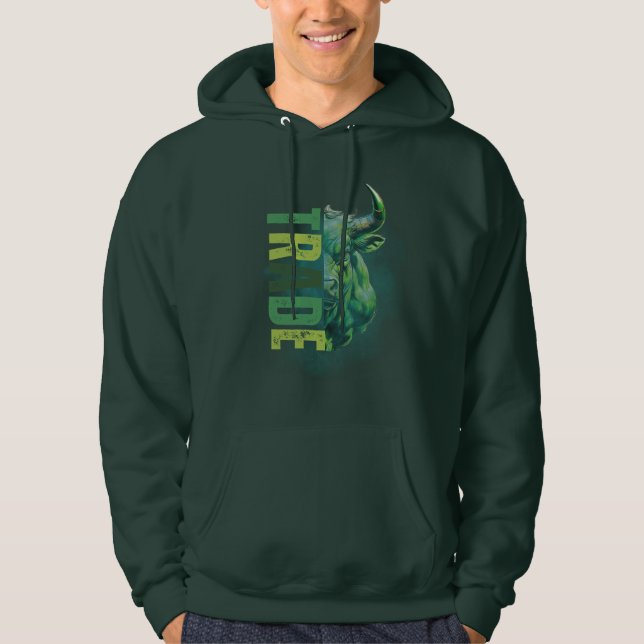 Sudadera Green bull | Trade Design (Anverso)