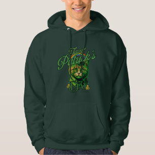 Sudadera Green cat saint patrick's day
