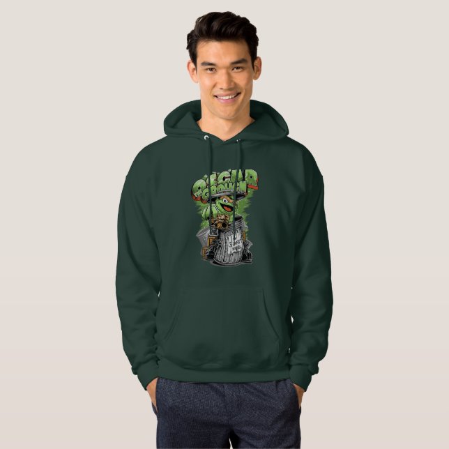 Sudadera Green Garbage Monster  (Anverso completo)