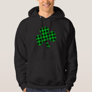 Sudadera Green Plaid Shamrock Funny St Patricks Day