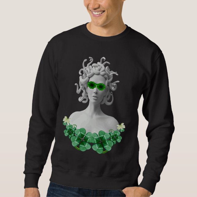 Sudadera Green Saint Patricks Day Medusa (Anverso)