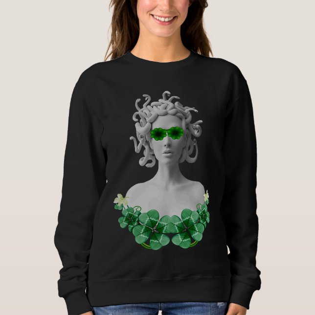 Sudadera Green Saint Patricks Day Medusa (Anverso)