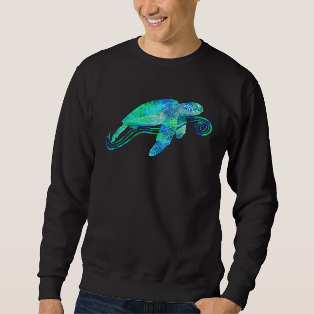Sudadera Green Sea Turtle Animal (Anverso)