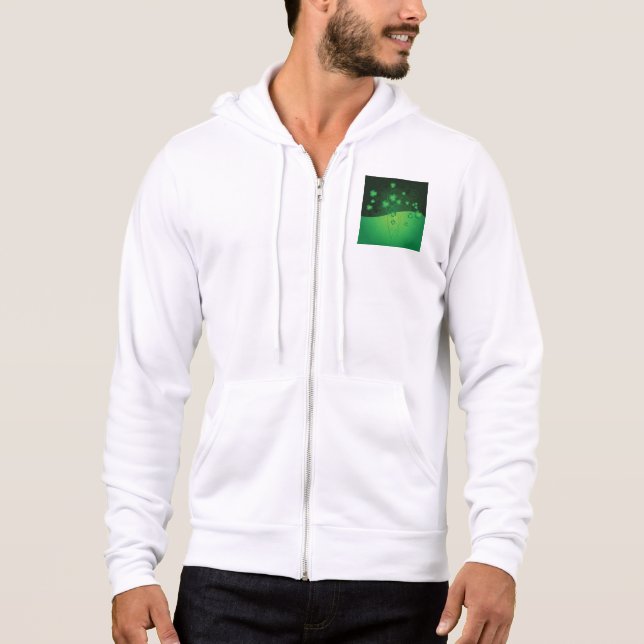 Sudadera Green Shamrock Clover St Patrick’s Day Luck (Anverso)