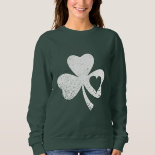Sudadera Green St Patricks Day Irish Patty's Heart Shamrock