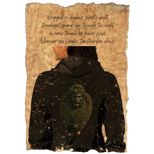 Sudadera Greenheart Guardian: Hombre Verde (Subido por el creador)