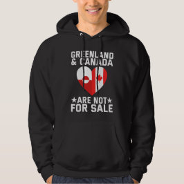 Sudadera Greenland And Canada Are Not For Sale