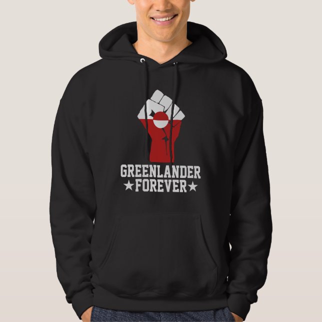 Sudadera Greenlander Forever - Apoyo a Groenlandia (Anverso)