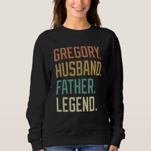 Sudadera Gregory Esposo Padre Leyenda Día del Padre Retro