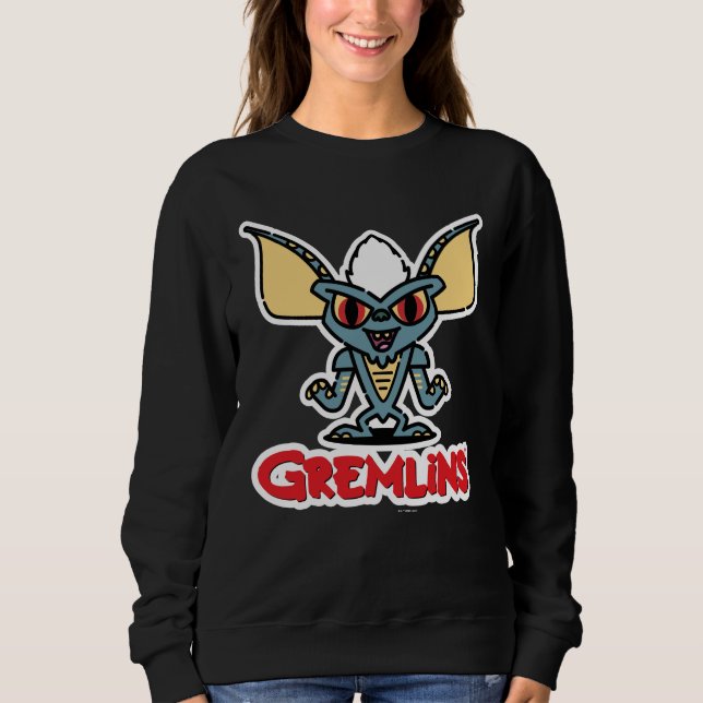 Sudadera Gremlins | Caracteres de comic de banda corta (Anverso)