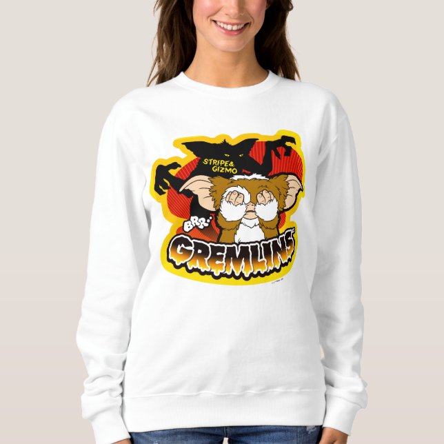 Sudadera Gremlins | Gizmo de miedo de banda (Anverso)