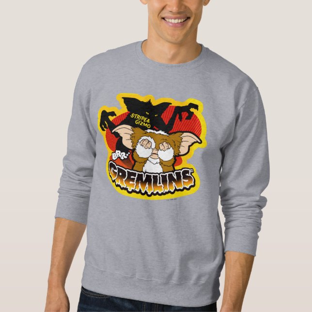 Sudadera Gremlins | Gizmo de miedo de banda (Anverso)