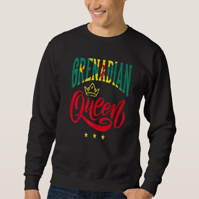 Sudadera Grenadian Queen Grenada Grenadians   (Anverso)