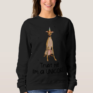 Sudadera Greyhound Italiano Confía En Mí Soy Un Perro Unico