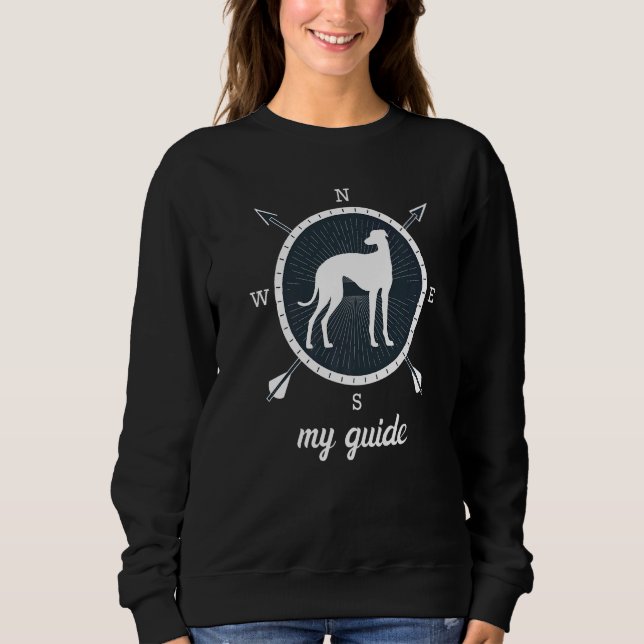 Sudadera Greyhound Windhound Retro (Anverso)