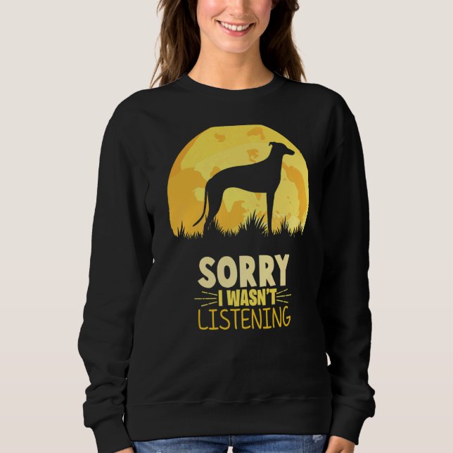 Sudadera Greyhound Windhound Retro (Anverso)