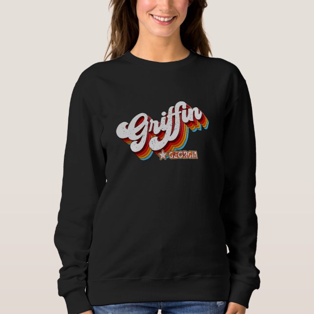 Sudadera Griffin Georgia Ga de Retro 80 (Anverso)