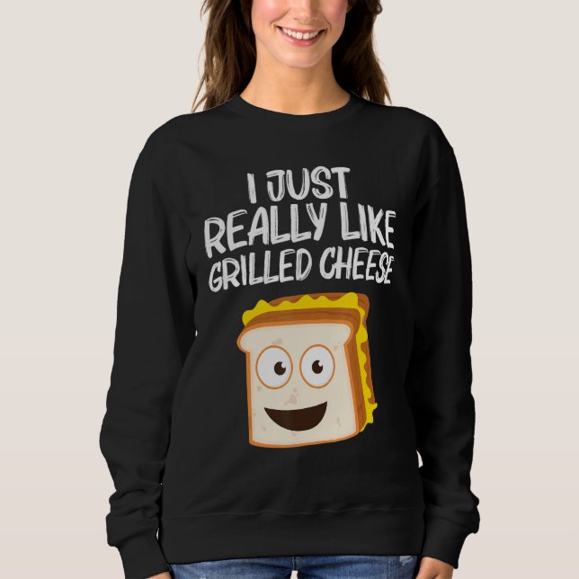 Sudadera Grilled Cheese   Designs Men Women Grilling Foodie (Anverso)