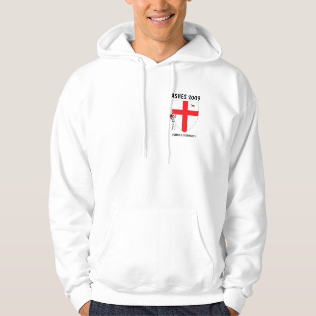 Sudadera Grillo del inglés de la bandera de Inglaterra (Anverso)
