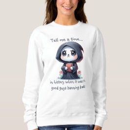 Sudadera Grim Reaper Book Lover, Personalizado Book Club