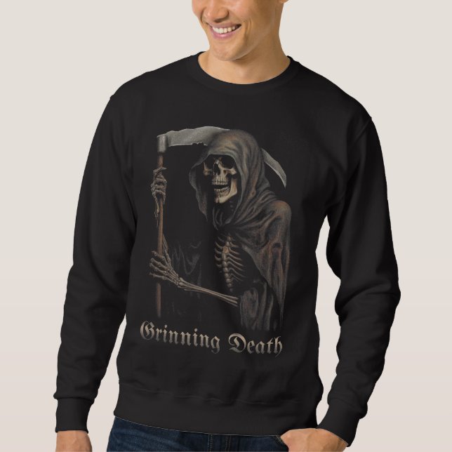 Sudadera grim reaper with a scythe (Anverso)