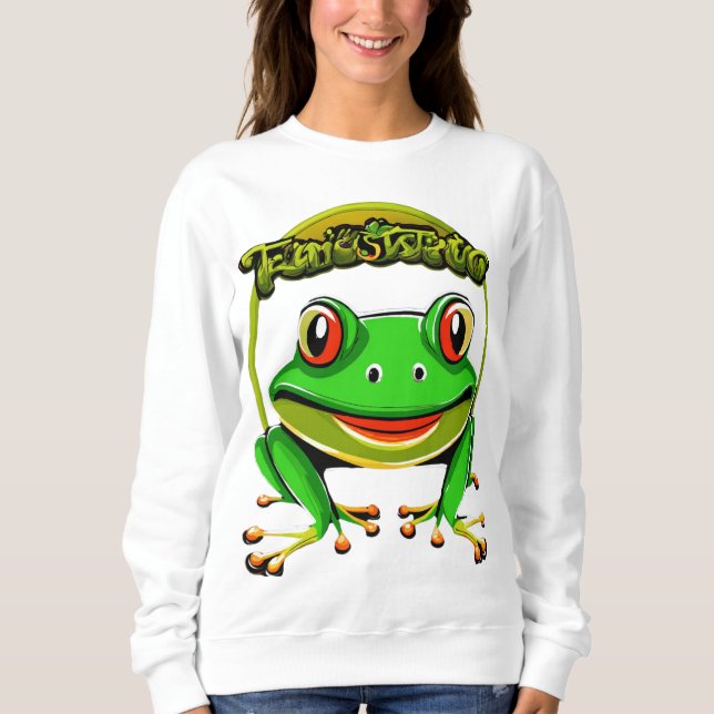 Sudadera Grin caótica" Tee gráfico de bromista (Anverso)