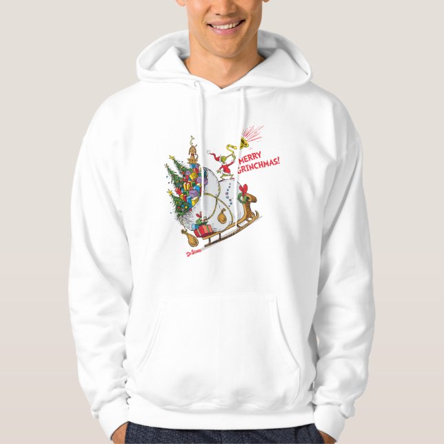 Sudadera Grinch Clásico | ¡Feliz Grinchmas! (Anverso)