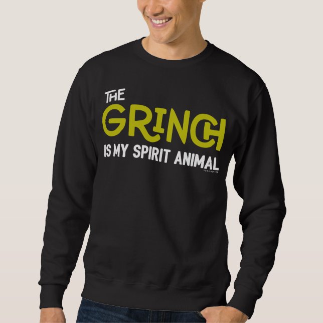 Sudadera Grinch es mi cita de Espíritu Animal (Anverso)