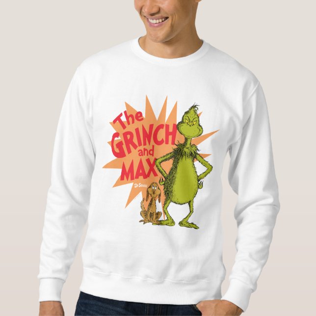 Sudadera Grinch | Grinch & Max Starburst (Anverso)