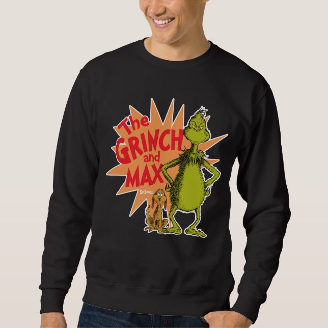 Sudadera Grinch | Grinch & Max Starburst (Anverso)