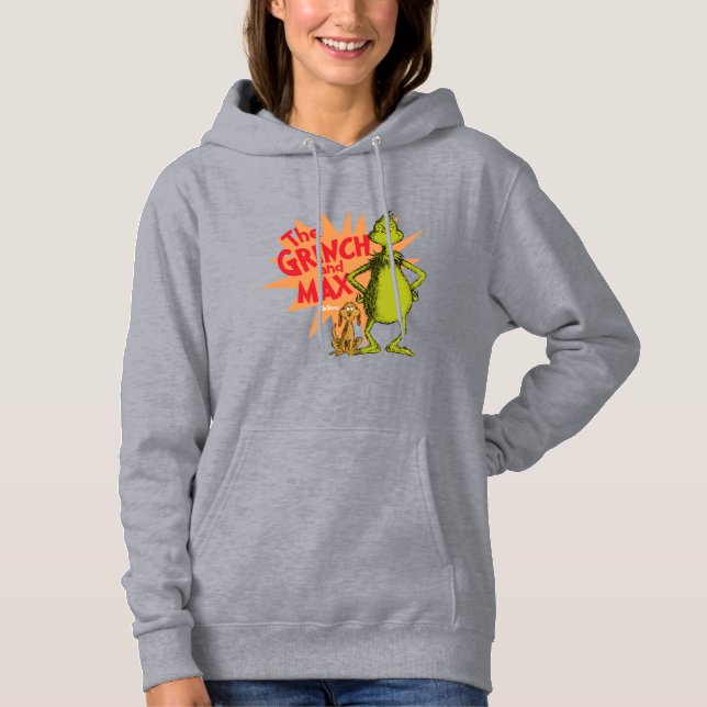 Sudadera Grinch | Grinch & Max Starburst (Anverso)