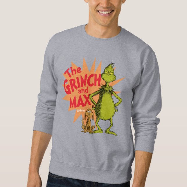 Sudadera Grinch | Grinch & Max Starburst (Anverso)