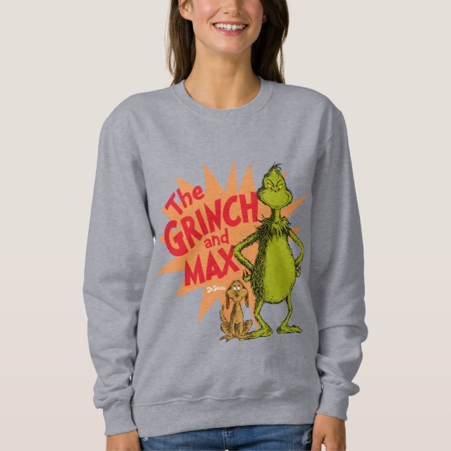 Sudadera Grinch | Grinch y Max Starburst (Anverso)