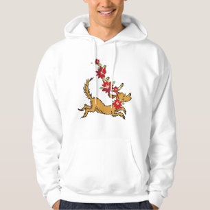 Sudadera Grinch   Max Flor de Nochebuena de Navidad