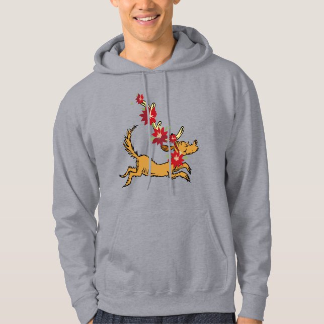 Sudadera Grinch | Max Flor de Nochebuena de Navidad (Anverso)