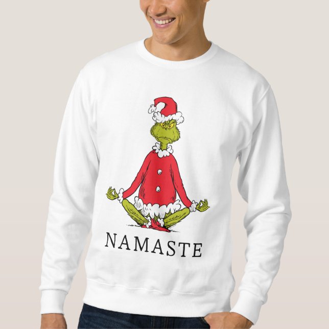 Sudadera Grinch | Namaste Santa Claus (Anverso)
