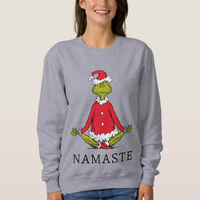 Sudadera Grinch | Namaste Santa Claus (Anverso)