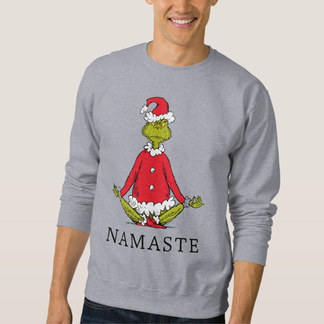 Sudadera Grinch | Namaste Santa Claus (Anverso)