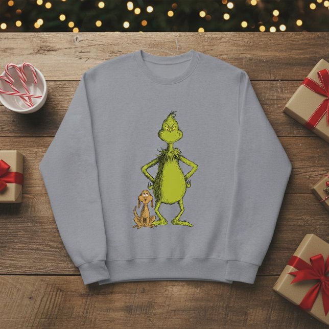 Sudadera Grinch | Postura de Max y Grinch (Subido por el creador)
