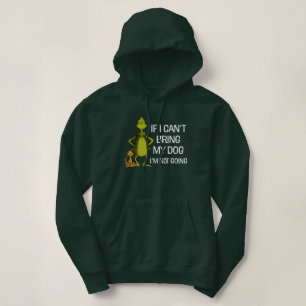 Sudadera Grinch Si No Puedo Traer A Mi Perro No Vengo