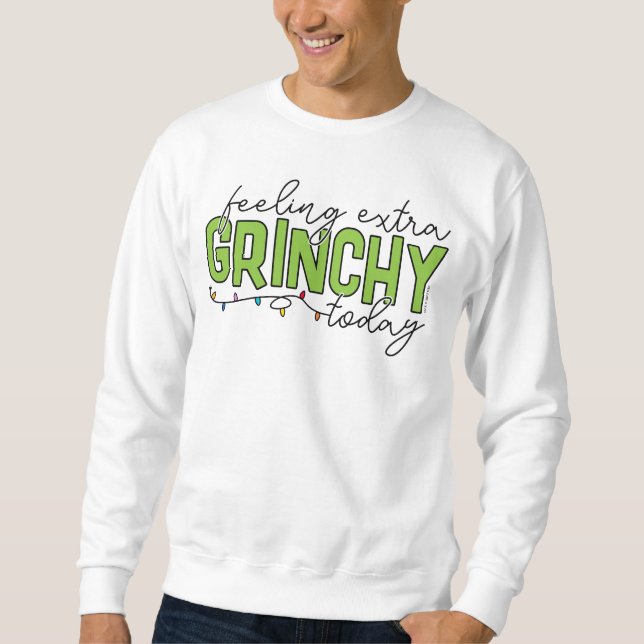 Sudadera Grinch | Sintiéndose Extra Grinchy Hoy 2 (Anverso)