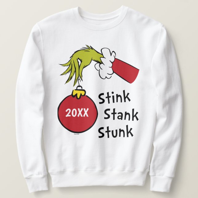 Sudadera Grinch | Stink Stank Stunk Hoodie (Anverso del diseño)