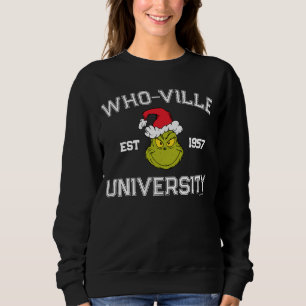 Sudadera Grinch Universidad de Who-ville Est 1957